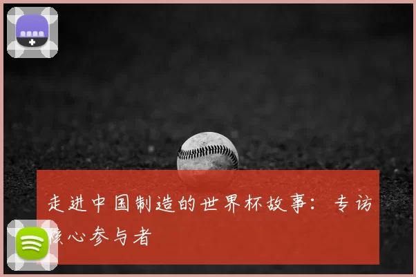 走进中国制造的世界杯故事：专访核心参与者